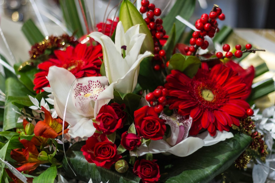 A bouquet of flowers